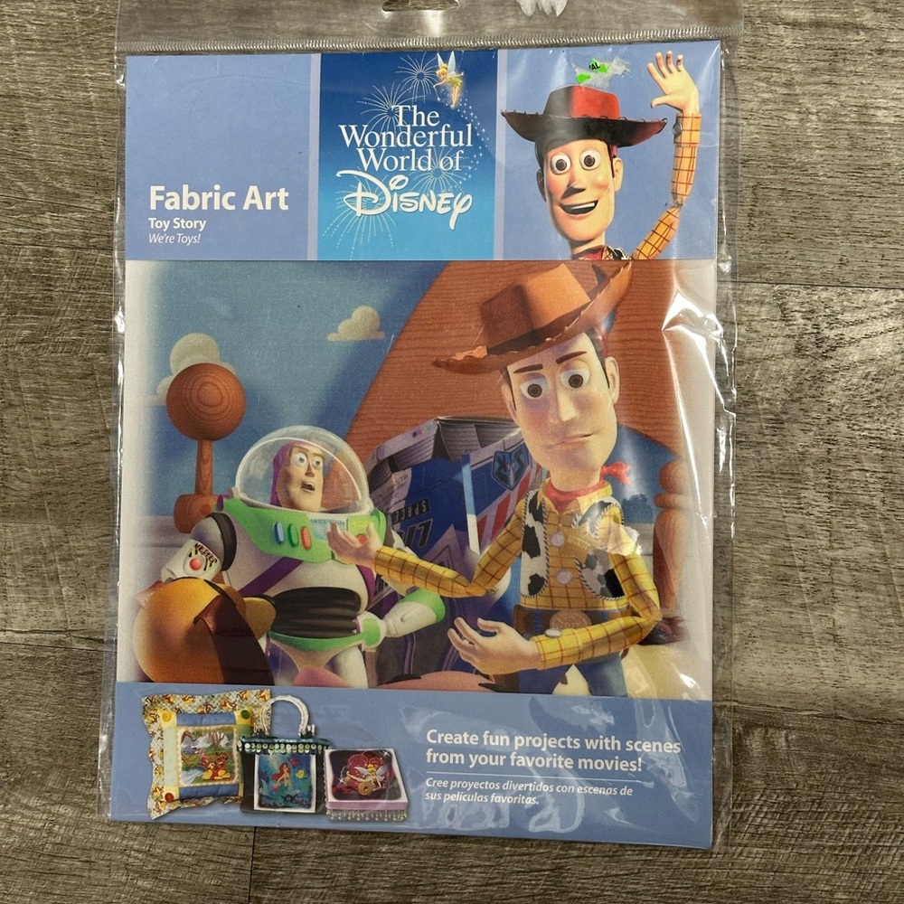 Toy Story Disney Pixar Movie animated DVD Children’s Kids Songs & Fabric Art Kit - Picture 7 of 8